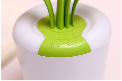 Charming Greenery LED Desk Lamp with Adjustable Settings