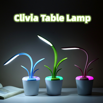 Charming Greenery LED Desk Lamp with Adjustable Settings