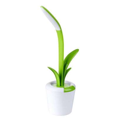 Charming Greenery LED Desk Lamp with Adjustable Settings