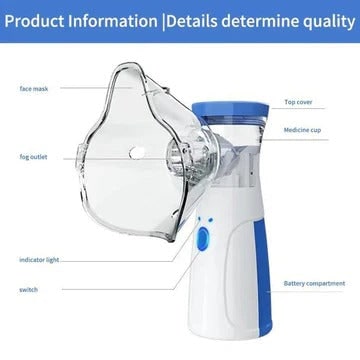 On-the-Go Breather: Compact Nebulizer for Kids and Adults