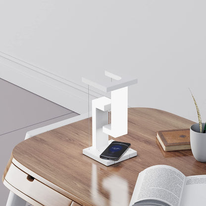 Stylish Rechargeable LED Lamp with Wireless Charging Capability