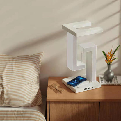 Stylish Rechargeable LED Lamp with Wireless Charging Capability