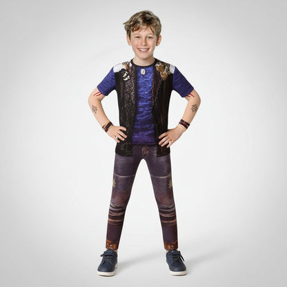 Transformative Kids' Wolf Costume with Convenient Zip Closure