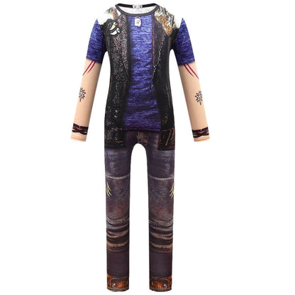Transformative Kids' Wolf Costume with Convenient Zip Closure