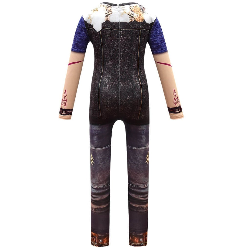 Transformative Kids' Wolf Costume with Convenient Zip Closure