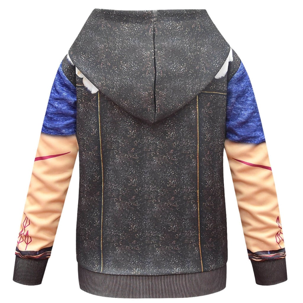 Transformative Kids' Wolf Costume with Convenient Zip Closure