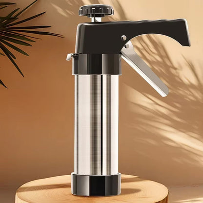 22-Piece Cookie Press and Decorating Set in Stainless Steel