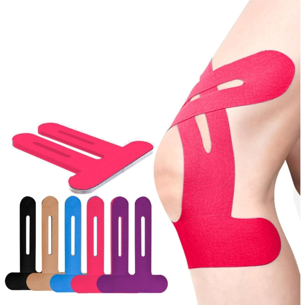 Quick-Apply Knee Support Tape for Enhanced Performance
