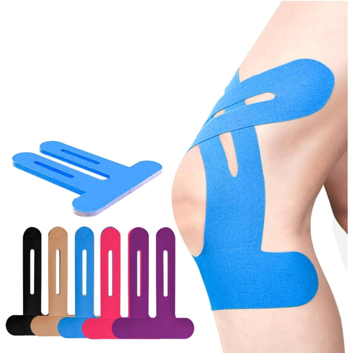 Quick-Apply Knee Support Tape for Enhanced Performance