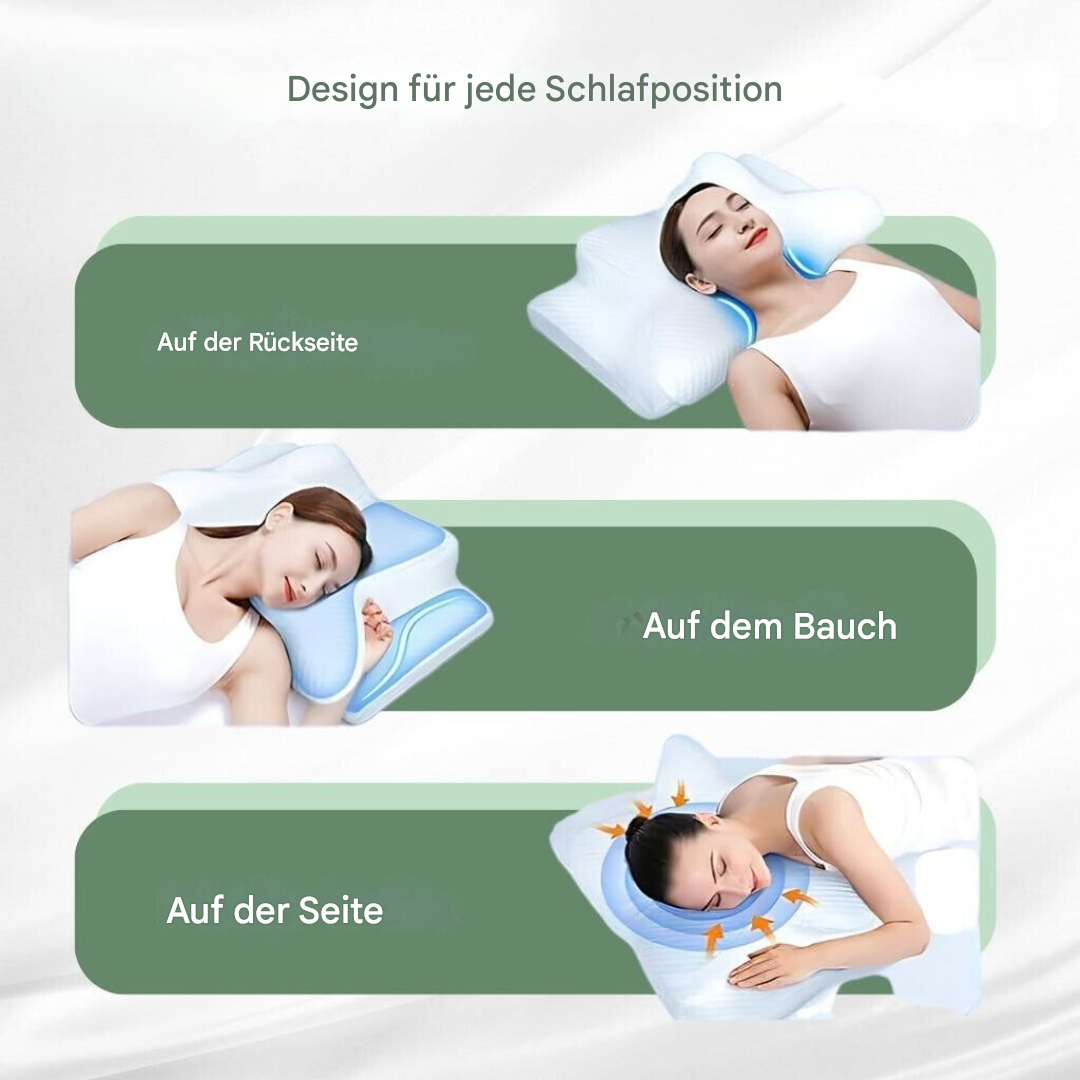 Ergonomic Memory Foam Pillow for Neck and Back Support – RelaxNeck
