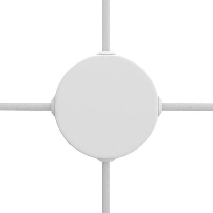 White Collector Rosette with Four Side Holes