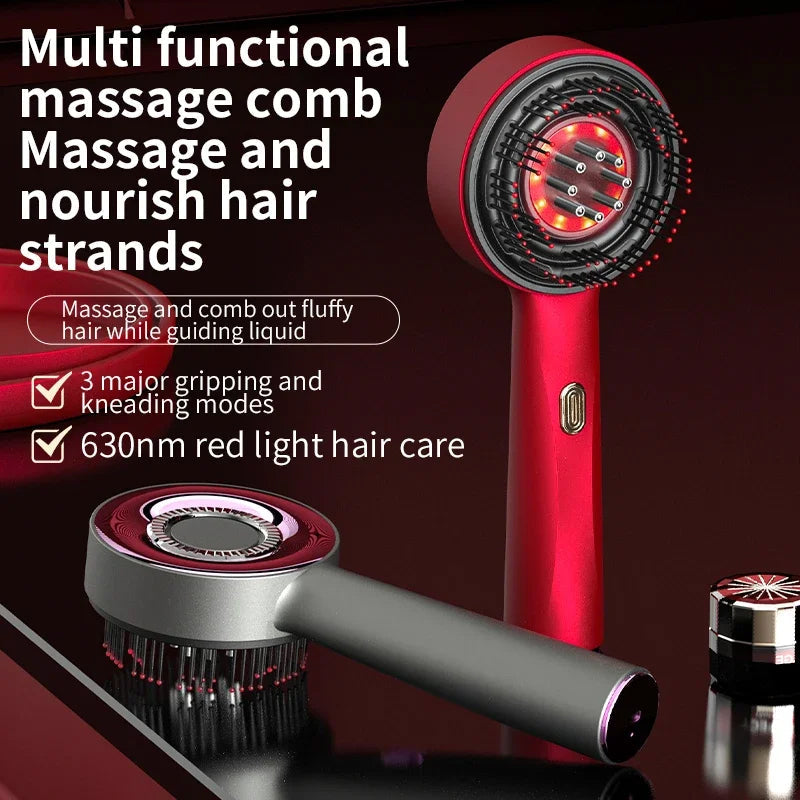 Scalp Massager for Hair Growth with Red Light Therapy – UK