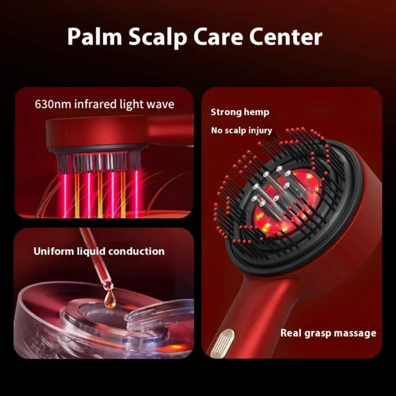 Scalp Massager for Hair Growth with Red Light Therapy – UK