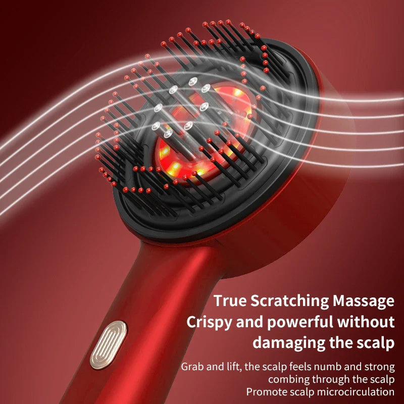 Scalp Massager for Hair Growth with Red Light Therapy – UK