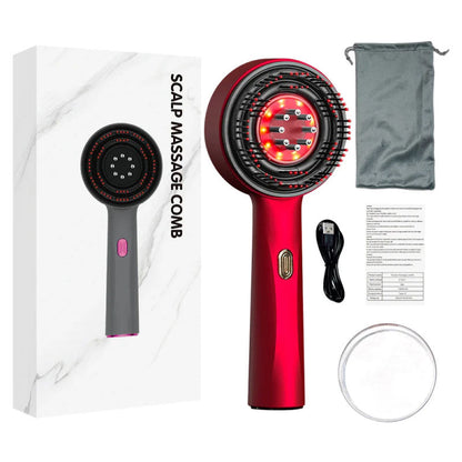 Scalp Massager for Hair Growth with Red Light Therapy – UK