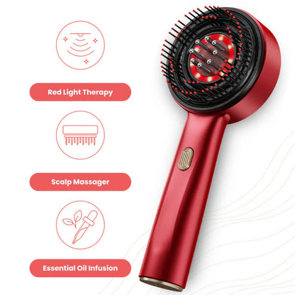 Scalp Massager for Hair Growth with Red Light Therapy – UK