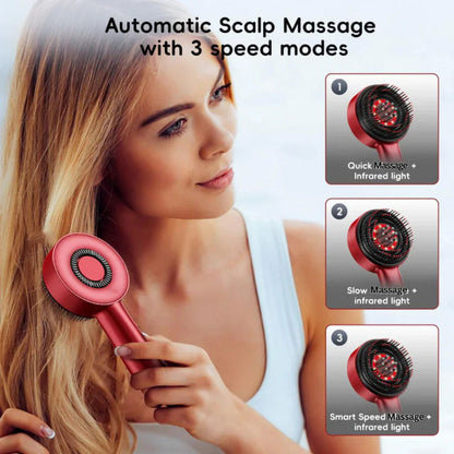Scalp Massager for Hair Growth with Red Light Therapy – UK