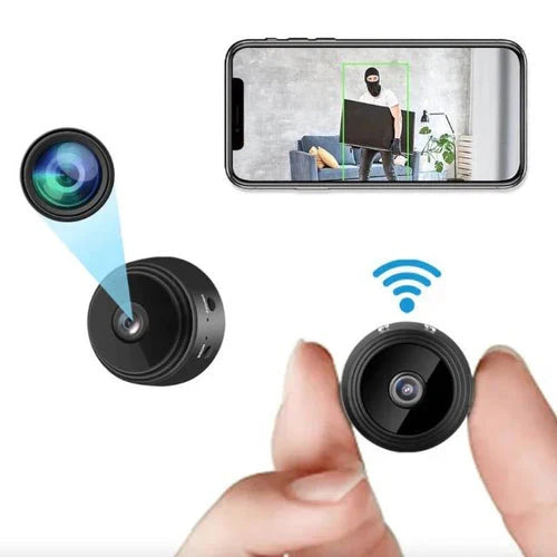 Compact Wireless Surveillance Camera with Motion Alerts