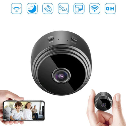 Compact Wireless Surveillance Camera with Motion Alerts
