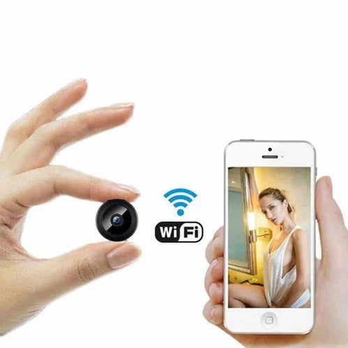Compact Wireless Surveillance Camera with Motion Alerts