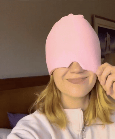 Warm and Cold Therapy Mask for Instant Migraine and Headache Relief