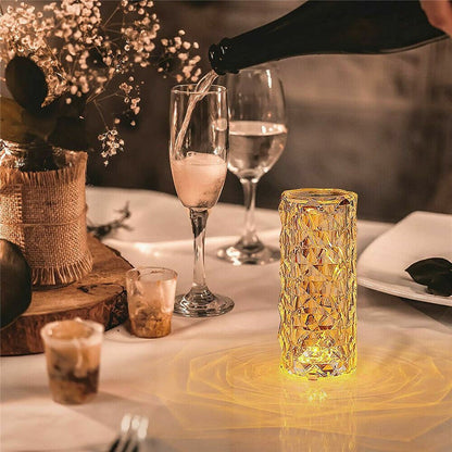 Elegant Acrylic Gem Table Lamp with Remote Control