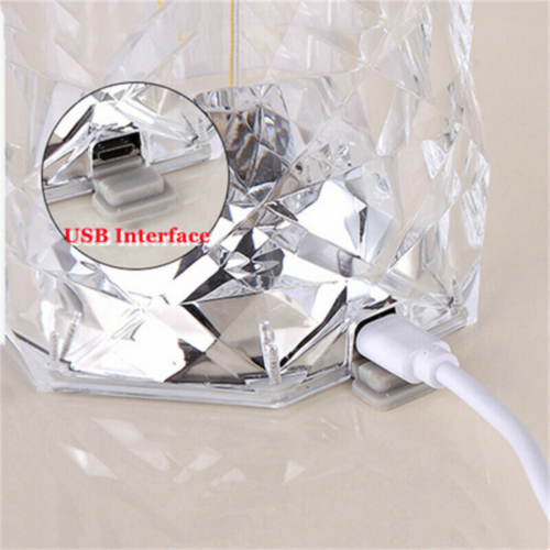 Elegant Acrylic Gem Table Lamp with Remote Control