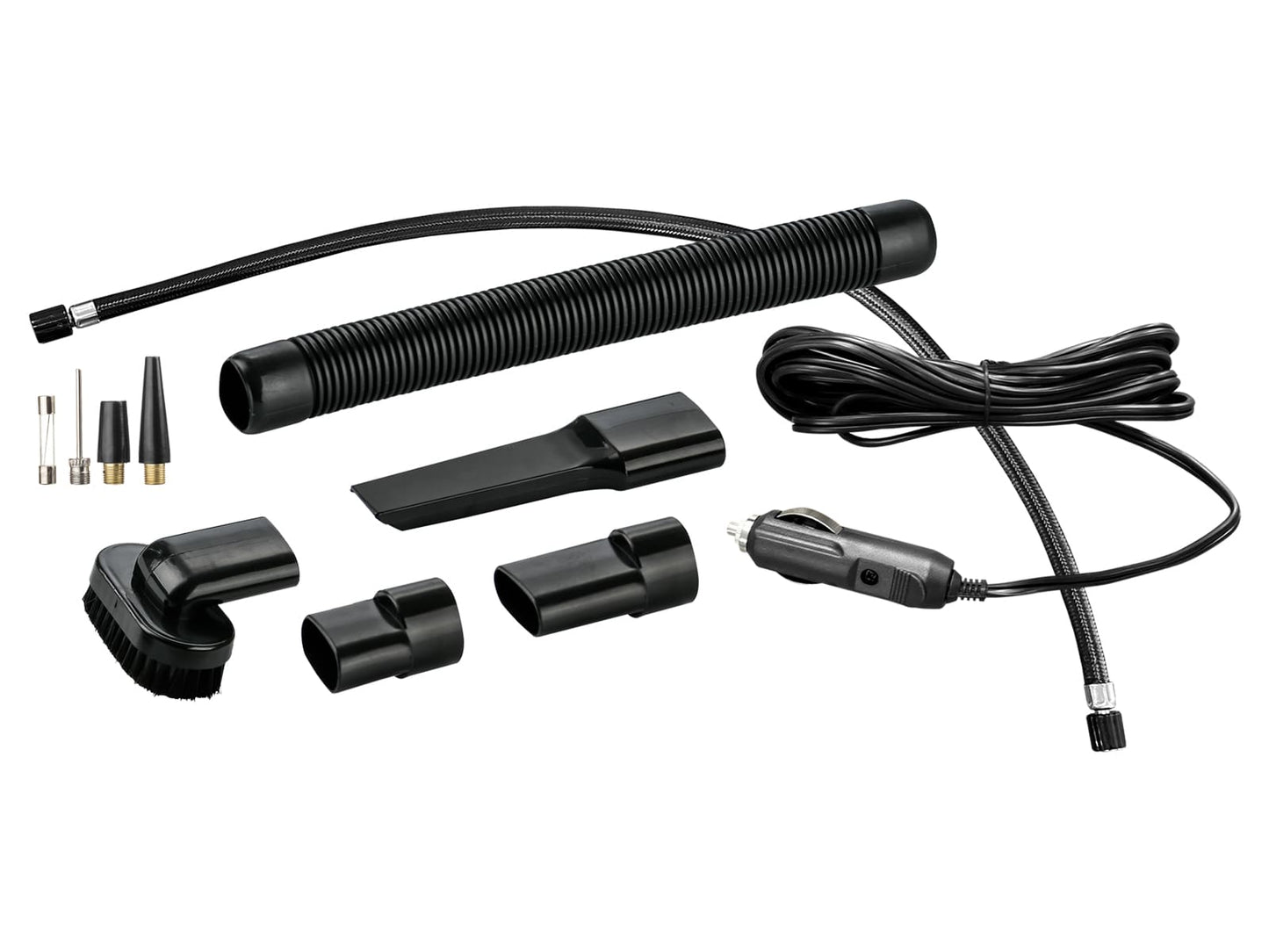 Compact 4-in-1 Car Vacuum with Air Compressor & HEPA Filter