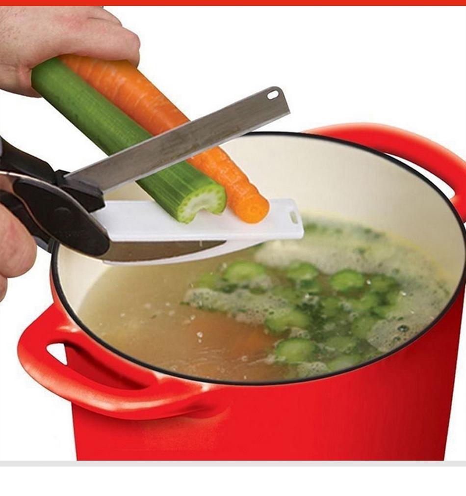 Dual-Function Kitchen Cutter for Slicing and Chopping