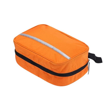 Travel Toiletry Organizer with Hook, Water-Resistant, Foldable, 24x15x10 cm, Oxford Fabric