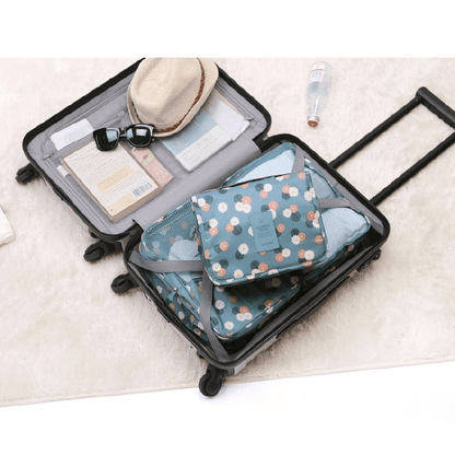 Water-Resistant Travel Organizer Bag with Hook, Foldable, 24x19x8 cm