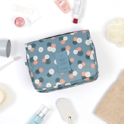 Water-Resistant Travel Organizer Bag with Hook, Foldable, 24x19x8 cm