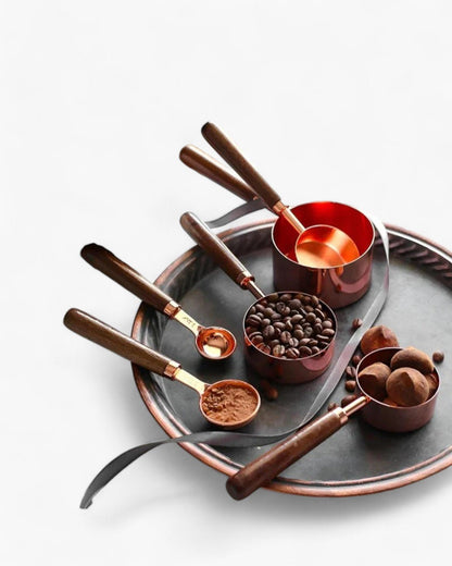 Elegant Measuring Set for Kitchen Precision – Copper Shine Design