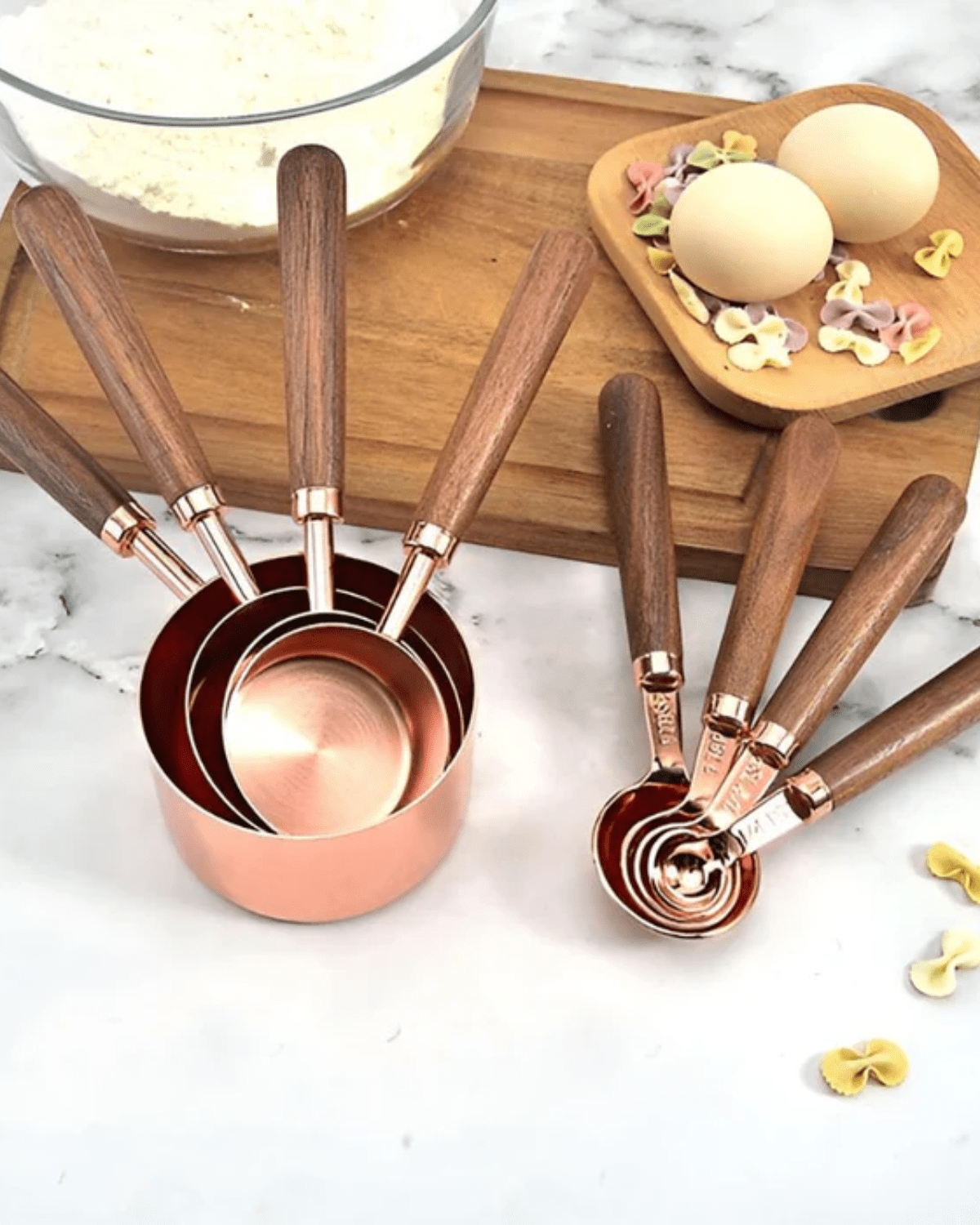 Elegant Measuring Set for Kitchen Precision – Copper Shine Design