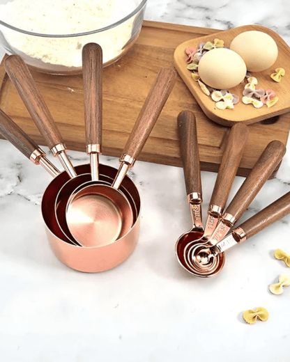 Elegant Measuring Set for Kitchen Precision – Copper Shine Design