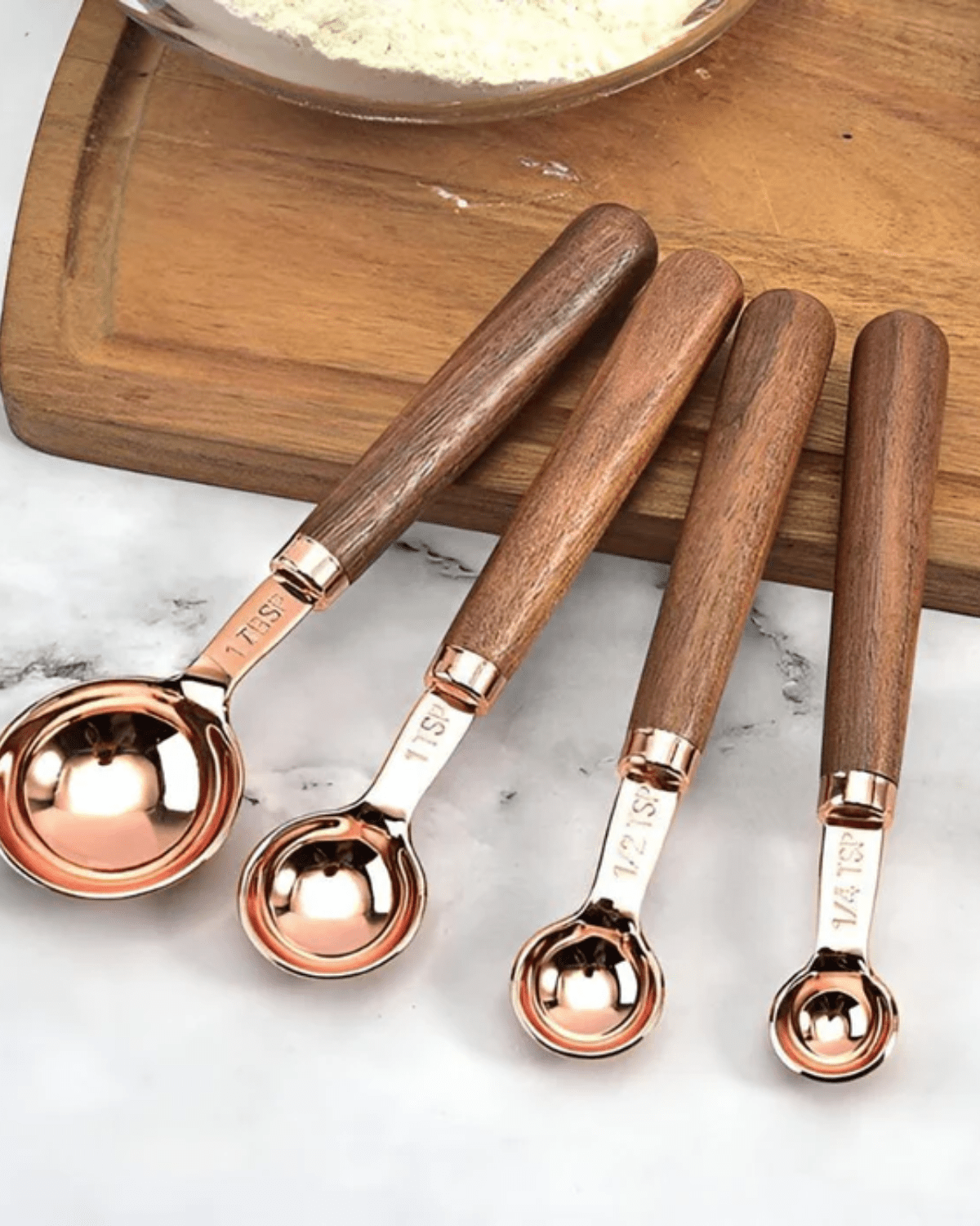Elegant Measuring Set for Kitchen Precision – Copper Shine Design