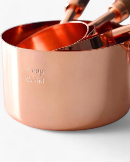 Elegant Measuring Set for Kitchen Precision – Copper Shine Design