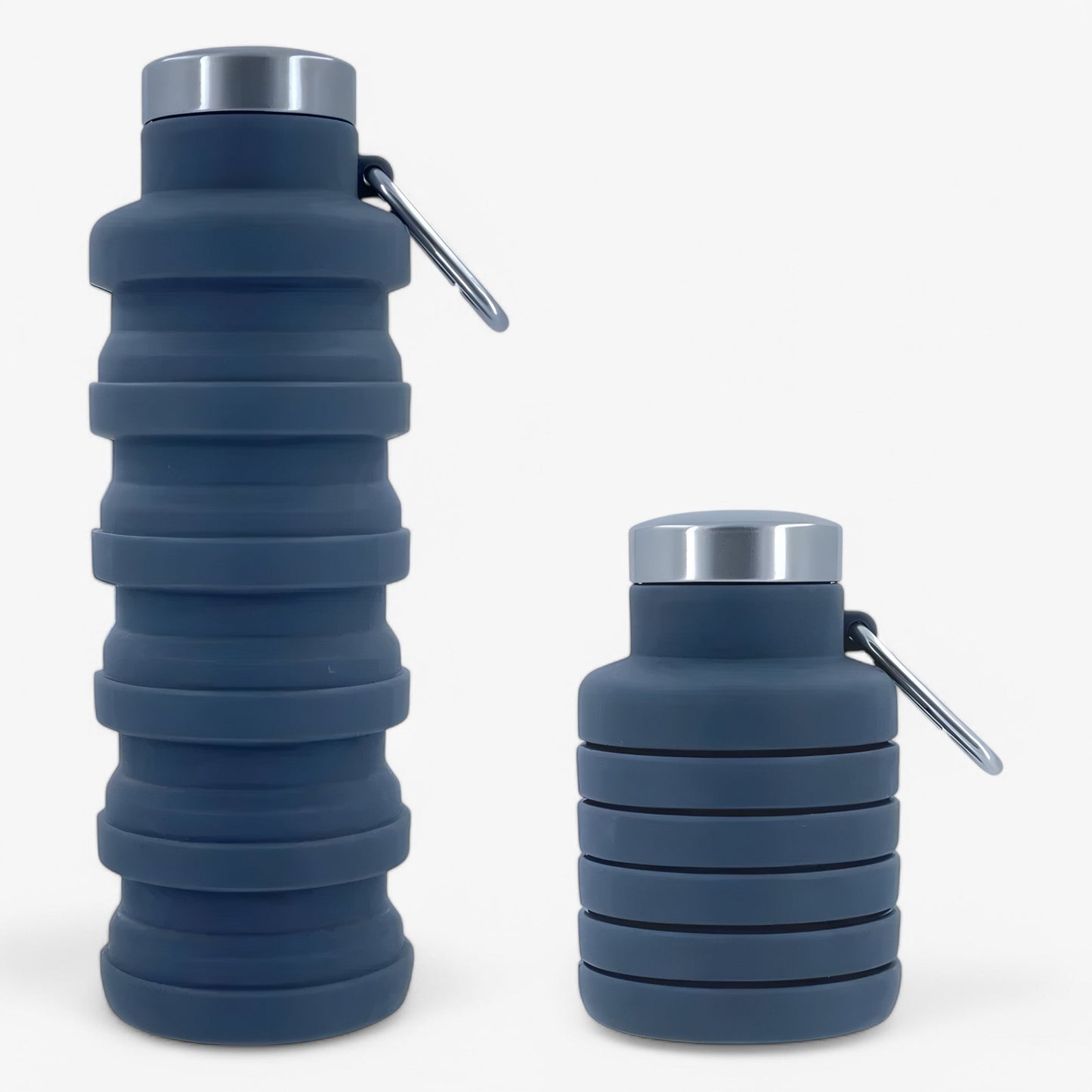 Collapsible Silicone Water Bottle - 500 ml - Black