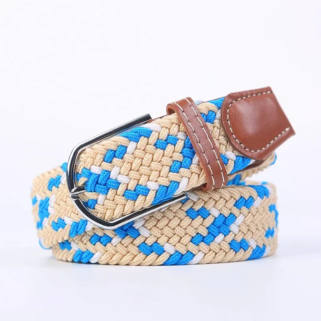 Stretchy Casual Belt Crafted from Elastic Fabric