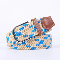Beige Blauw Wit