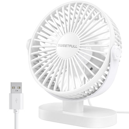 6.5 Inch Portable USB Desk Fan for Home, Office, Car, and Travel