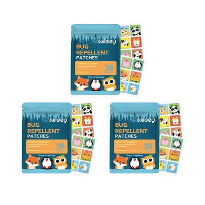 Gentle Herbal Mosquito Defense Stickers for Kids
