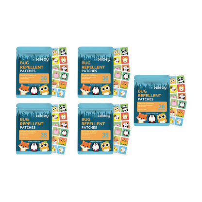 Gentle Herbal Mosquito Defense Stickers for Kids