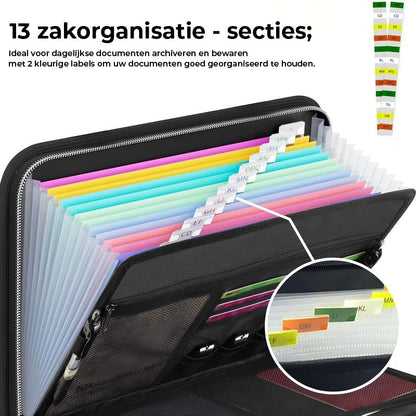 Spacious Fireproof A4 Document Organizer with Handle