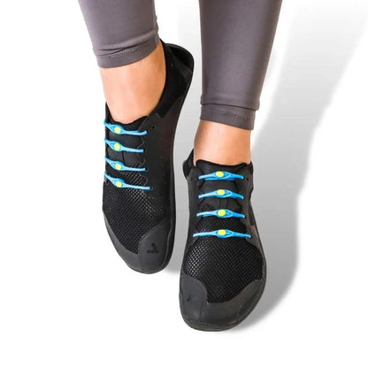 Elastic No-Tie Shoelaces | 6+6 FREE | Fits All Shoe Sizes | Quick Release System for Daily Use & Sports