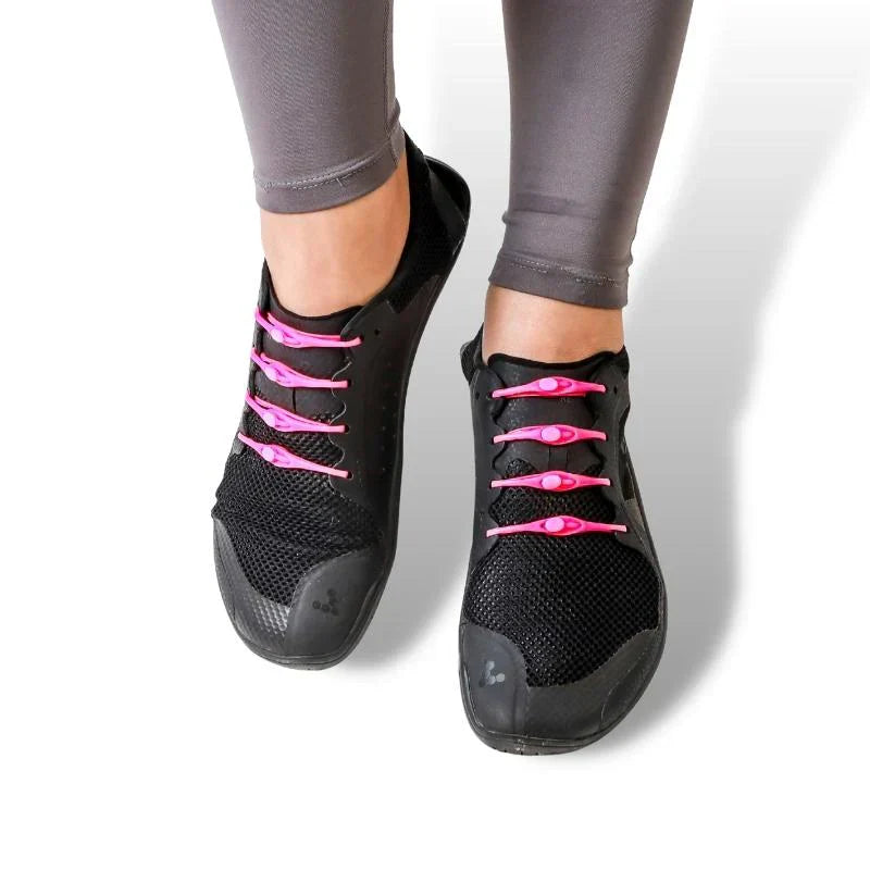 Elastic No-Tie Shoelaces | 6+6 FREE | Fits All Shoe Sizes | Quick Release System for Daily Use & Sports