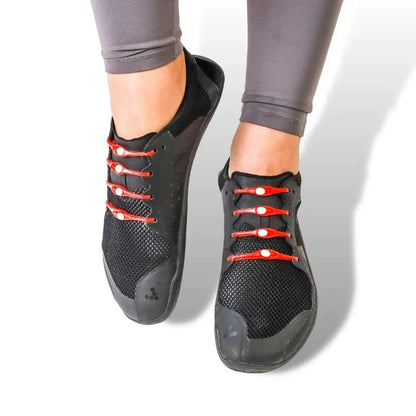 Elastic No-Tie Shoelaces | 6+6 FREE | Fits All Shoe Sizes | Quick Release System for Daily Use & Sports