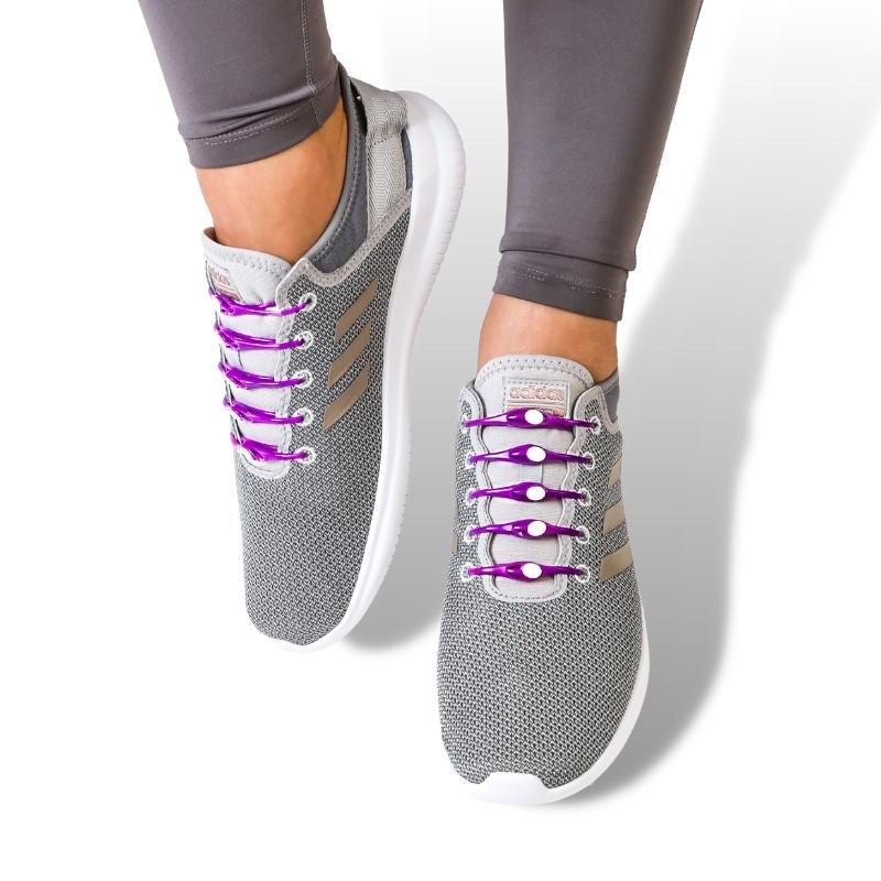 Elastic No-Tie Shoelaces | 6+6 FREE | Fits All Shoe Sizes | Quick Release System for Daily Use & Sports