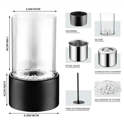 Kerosene Lantern – Decorative Oil Lamp with Metal and Glass Design