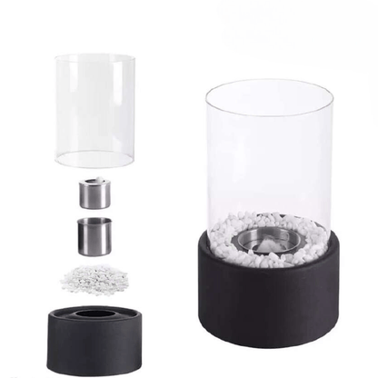 Kerosene Lantern – Decorative Oil Lamp with Metal and Glass Design
